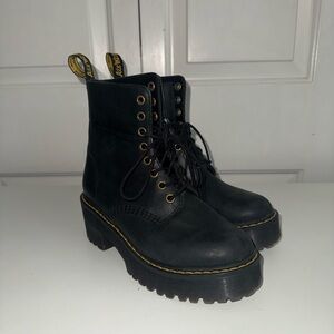 Dr. Martens Shriver Black Lace-Up Boots